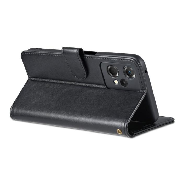 AZNS - AZNS OnePlus Nord CE 2 Lite 5G Skal Texturerat PU Läder - Svart
