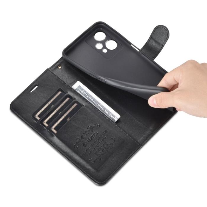 AZNS - AZNS OnePlus Nord CE 2 Lite 5G Skal Texturerat PU Läder - Svart