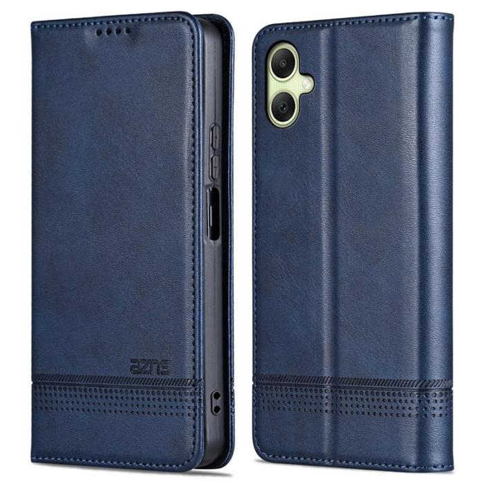 AZNS - AZNS Samsung Galaxy A06 Fodral Äkta läder - Blå