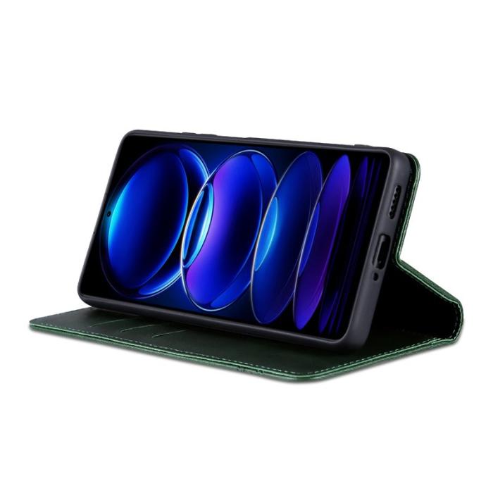 AZNS - AZNS Samsung Galaxy A06 Fodral Äkta läder - Grön