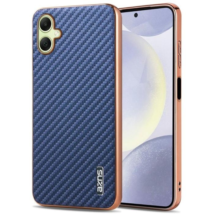 AZNS - AZNS Samsung Galaxy A06 Fodral Electroplating PU + TPU - Blå