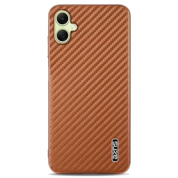 AZNS - AZNS Samsung Galaxy A06 Fodral Electroplating PU + TPU - Brun