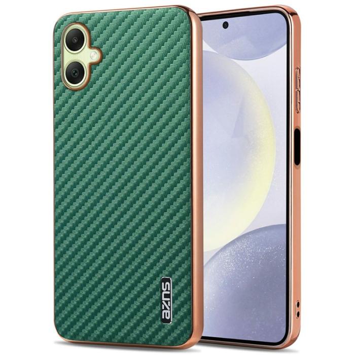 AZNS - AZNS Samsung Galaxy A06 Fodral Electroplating PU + TPU - Grön