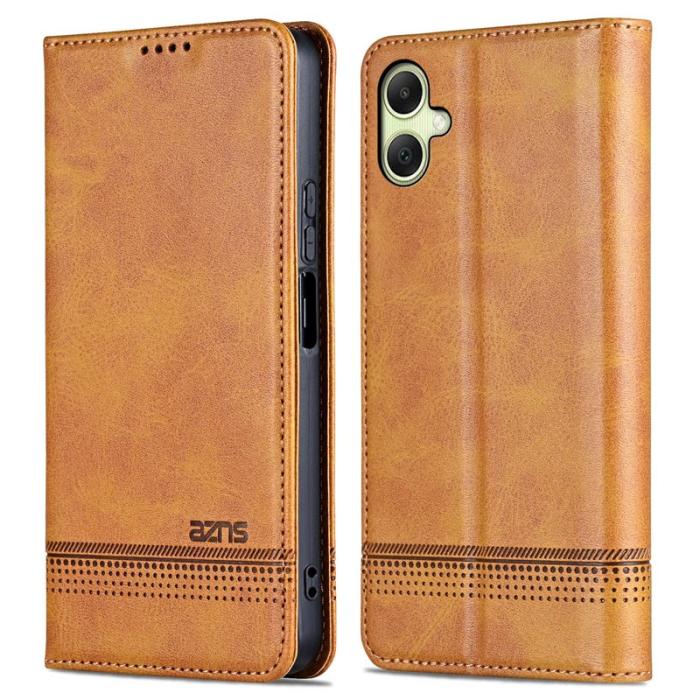 AZNS - AZNS Samsung Galaxy A06 Fodral i PU-läder - Brun