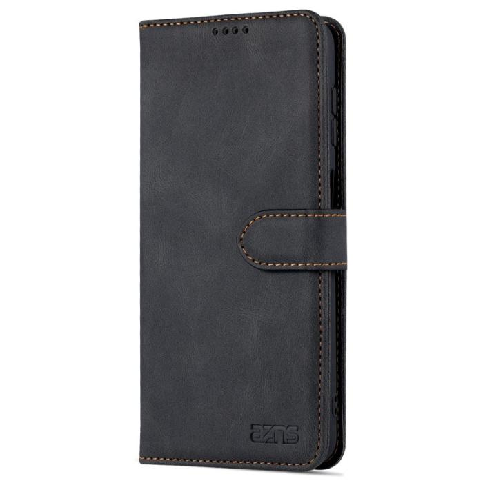 AZNS - AZNS Samsung Galaxy A13 5G Fodral Äkta läder - Svart