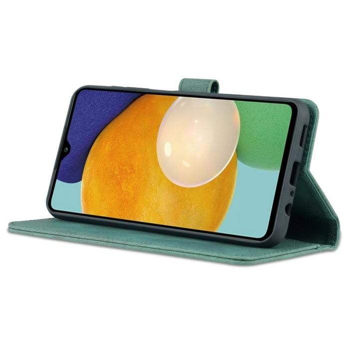 AZNS - AZNS Samsung Galaxy A13 5G Fodral - PU Läder - Grön