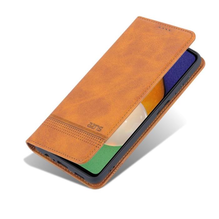 AZNS - AZNS Samsung Galaxy A13 Fodral i PU-läder - Brun