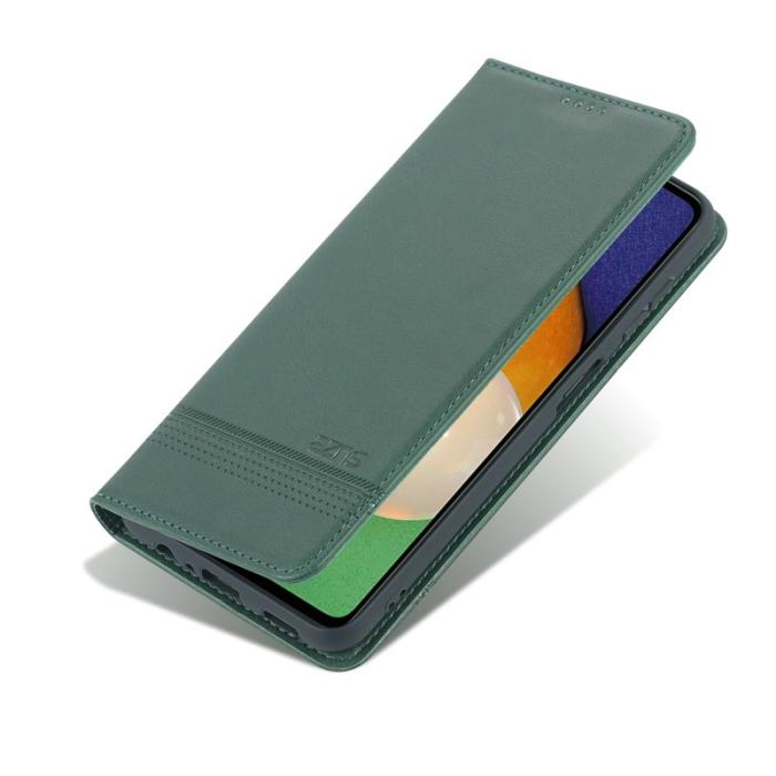 AZNS - AZNS Samsung Galaxy A13 Fodral i PU-läder - Grön