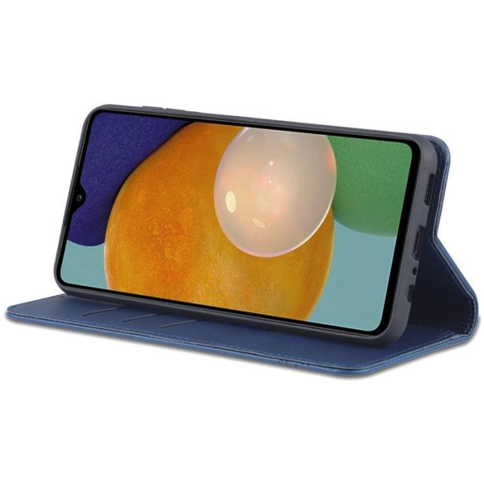 AZNS - AZNS Samsung Galaxy A14 5G Fodral Äkta läder - Blå