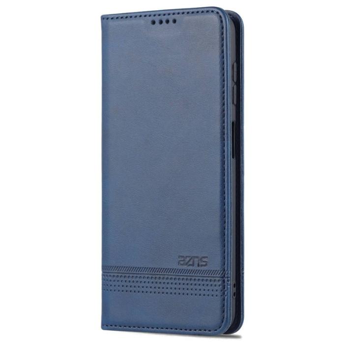 AZNS - AZNS Samsung Galaxy A14 5G Fodral Äkta läder - Blå