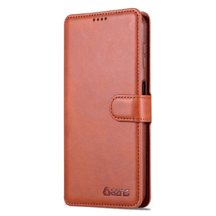 AZNS - AZNS Samsung Galaxy A14 5G Fodral Äkta läder - Brun