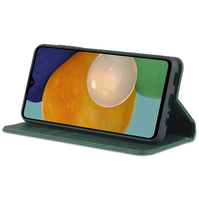AZNS - AZNS Samsung Galaxy A14 5G Fodral Äkta läder - Grön