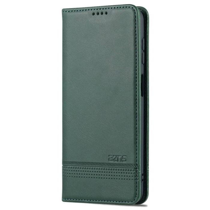 AZNS - AZNS Samsung Galaxy A14 5G Fodral Äkta läder - Grön