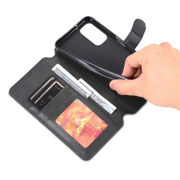 AZNS - AZNS Samsung Galaxy A14 5G Fodral Äkta läder - Svart