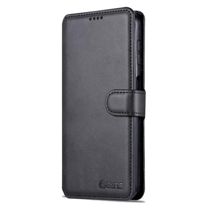 AZNS - AZNS Samsung Galaxy A14 5G Fodral Äkta läder - Svart
