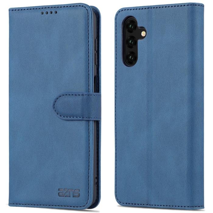 AZNS - AZNS Samsung Galaxy A14 5G Fodral PU Läder - Blå