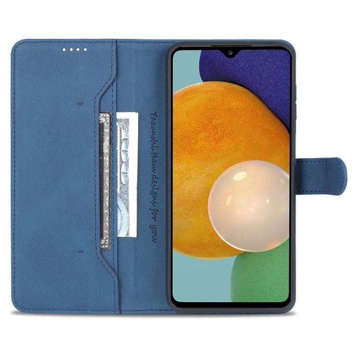 AZNS - AZNS Samsung Galaxy A14 5G Fodral PU Läder - Blå