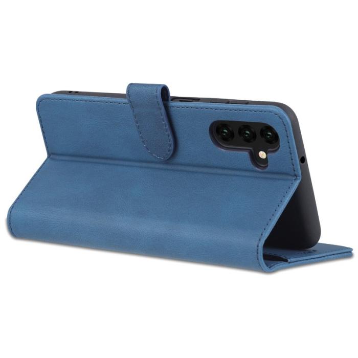 AZNS - AZNS Samsung Galaxy A14 5G Fodral PU Läder - Blå