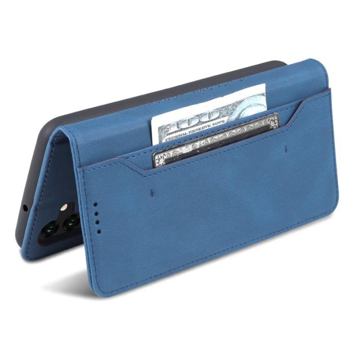 AZNS - AZNS Samsung Galaxy A14 5G Fodral PU Läder - Blå