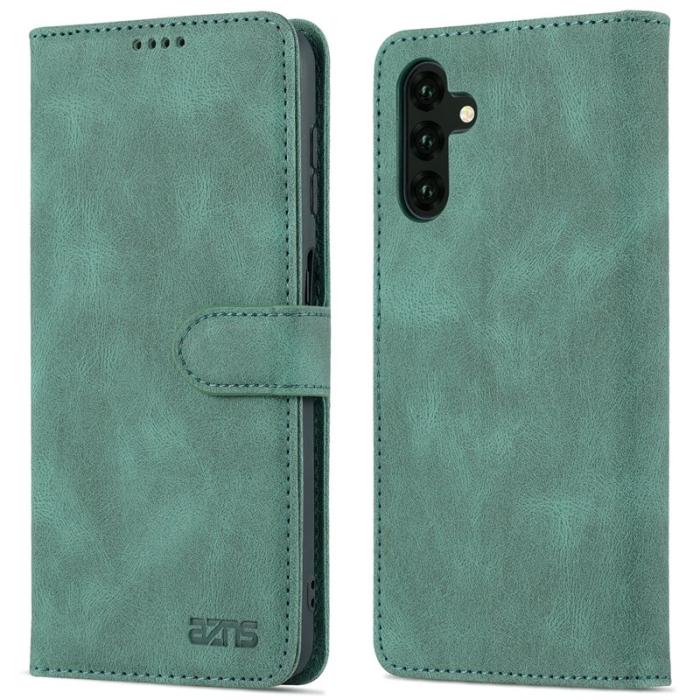 AZNS - AZNS Samsung Galaxy A14 5G Fodral PU Läder - Grön