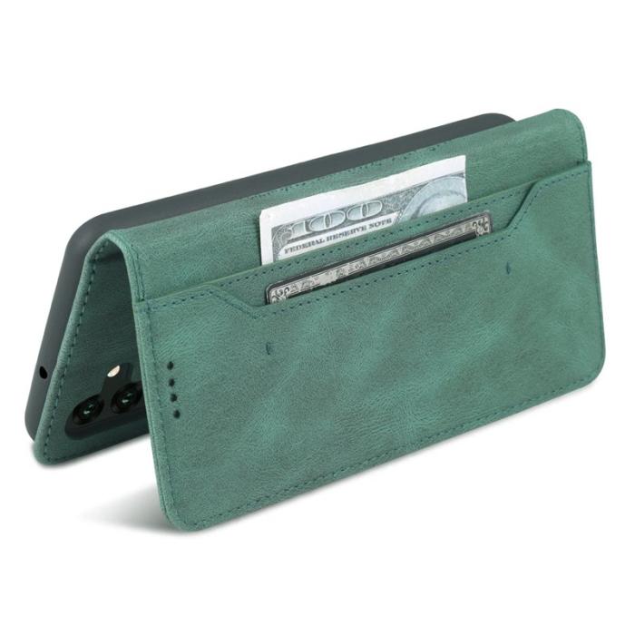 AZNS - AZNS Samsung Galaxy A14 5G Fodral PU Läder - Grön