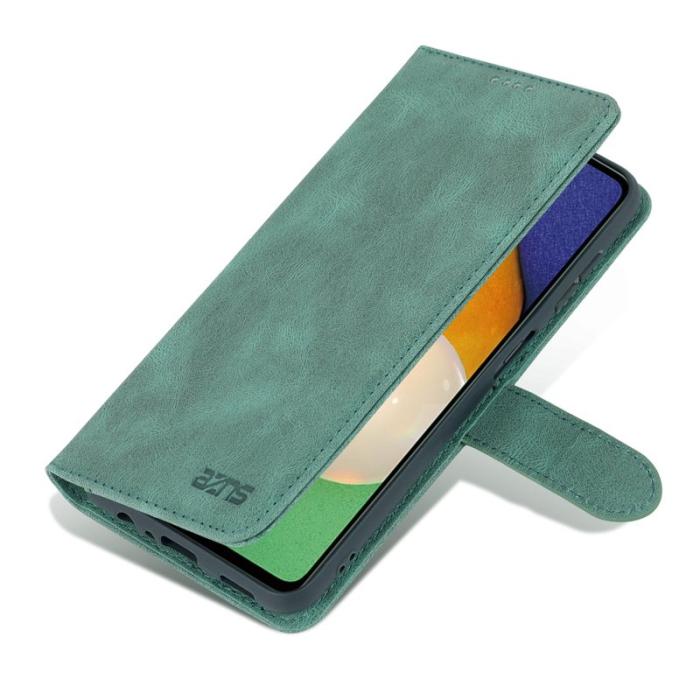 AZNS - AZNS Samsung Galaxy A14 5G Fodral PU Läder - Grön