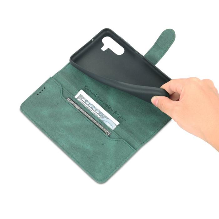 AZNS - AZNS Samsung Galaxy A14 5G Fodral PU Läder - Grön