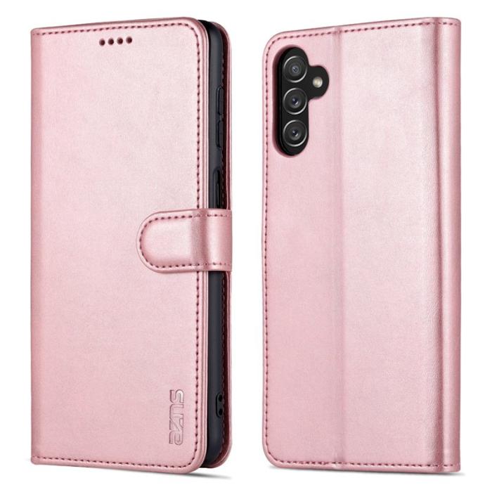 AZNS - AZNS Samsung Galaxy A14 5G Fodral PU Läder - Rose Gold