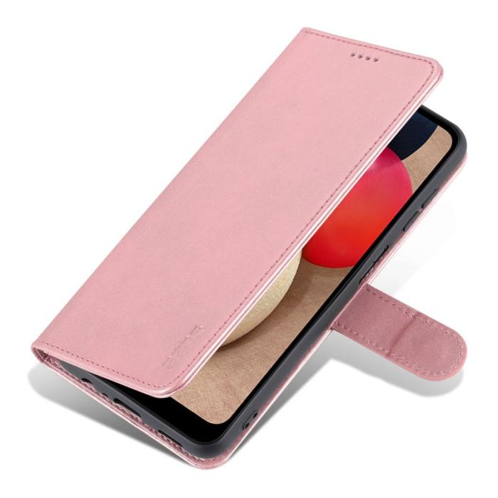 AZNS - AZNS Samsung Galaxy A14 5G Fodral PU Läder - Rose Gold