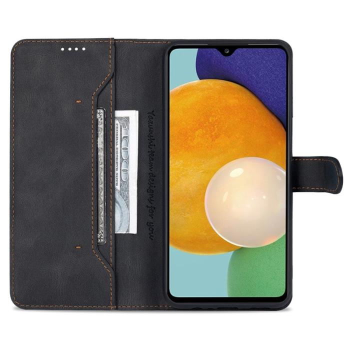 AZNS - AZNS Samsung Galaxy A14 5G Fodral PU Läder - Svart