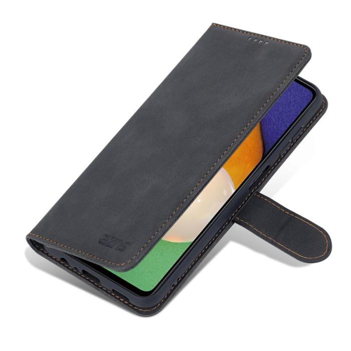 AZNS - AZNS Samsung Galaxy A14 5G Fodral PU Läder - Svart