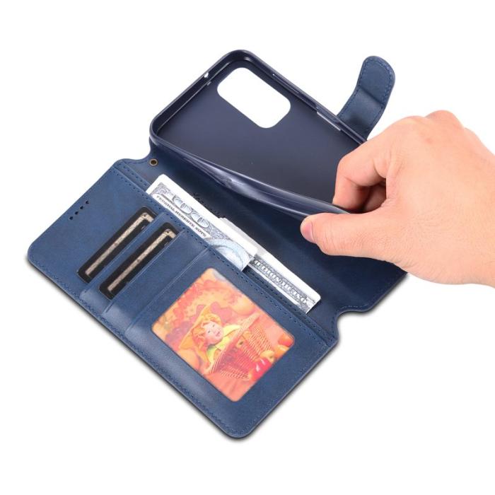 AZNS - AZNS Samsung Galaxy A14 Plånboksfodral Konstläder - Blå