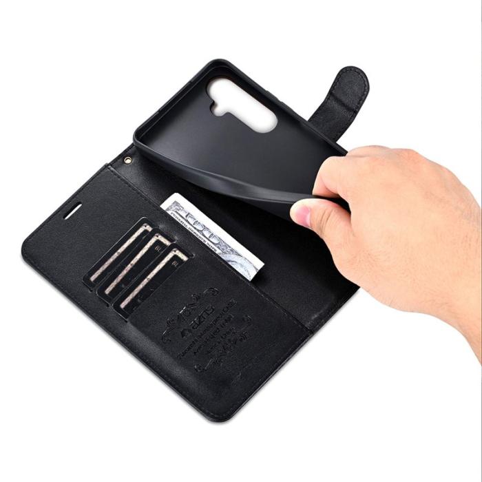 AZNS - AZNS Samsung Galaxy A15 5G Fodral Anti-Scratch PU Läder - Svart