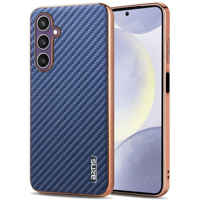 AZNS - AZNS Samsung Galaxy A16 5G Fodral Electroplating PU + TPU - Blå