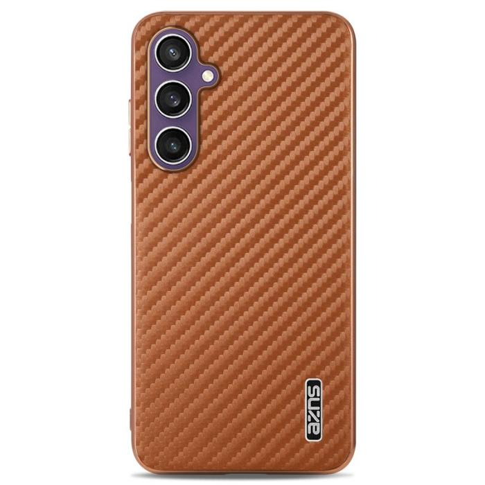 AZNS - AZNS Samsung Galaxy A16 5G Fodral - PU + TPU - Brun