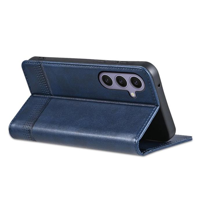 AZNS - AZNS Samsung Galaxy A17 5G Fodral Äkta läder - Blå