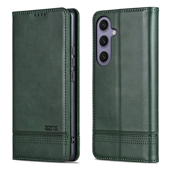 AZNS - AZNS Samsung Galaxy A17 5G Fodral Äkta läder - Grön