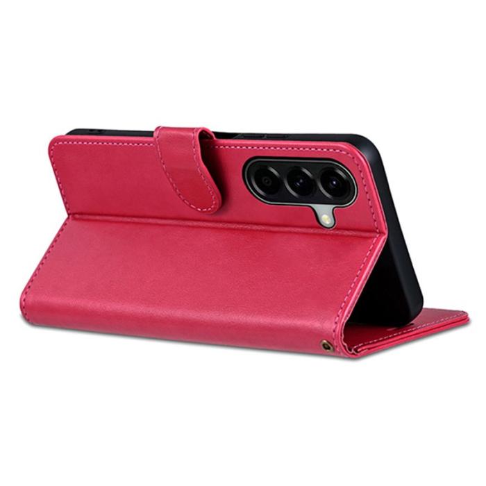 AZNS - AZNS Samsung Galaxy A17 5G Fodral Anti-Scratch PU Läder - Röd