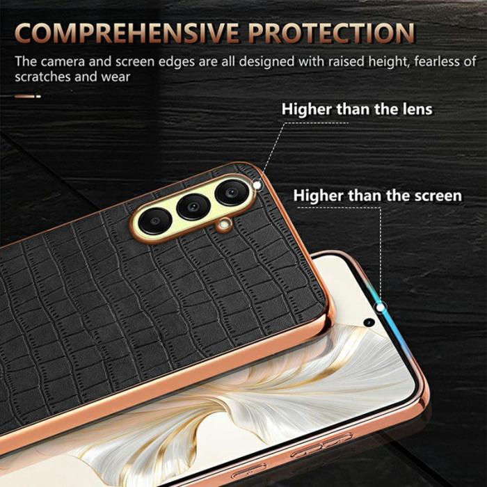 AZNS - AZNS Samsung Galaxy A17 5G Fodral Electroplating PU + TPU - Brun