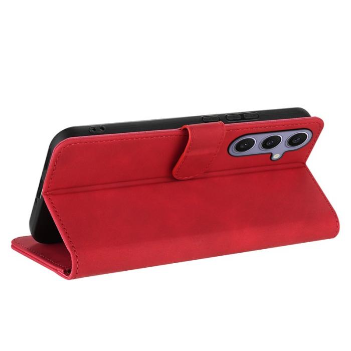 AZNS - AZNS Samsung Galaxy A17 5G Fodral PU Läder - Röd