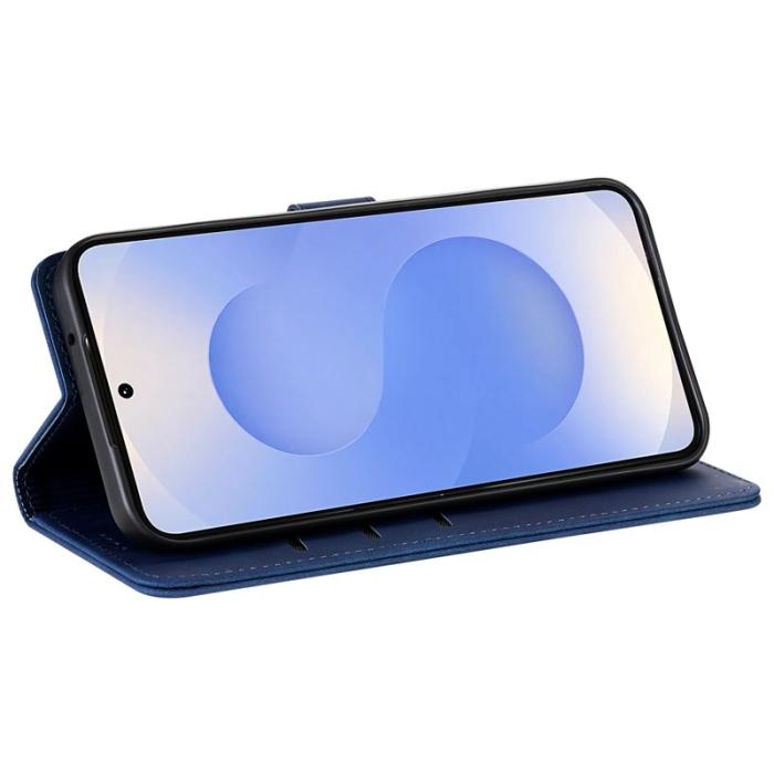 AZNS - AZNS Samsung Galaxy A17 Fodral PU Läder Plånbok - Blå