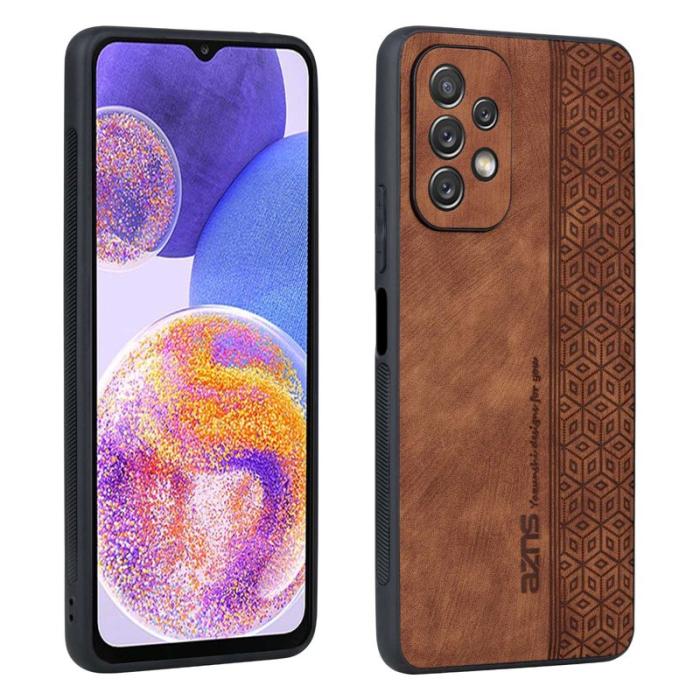 AZNS - AZNS Samsung Galaxy A23 Fodral - PU Läder - Brun