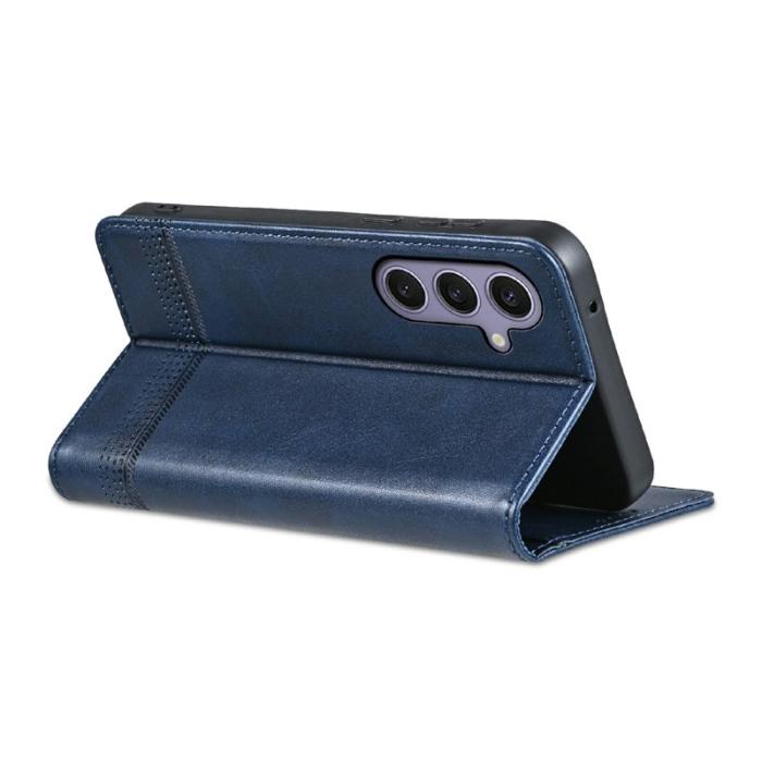 AZNS - AZNS Samsung Galaxy A26 5G Fodral Äkta läder - Blå