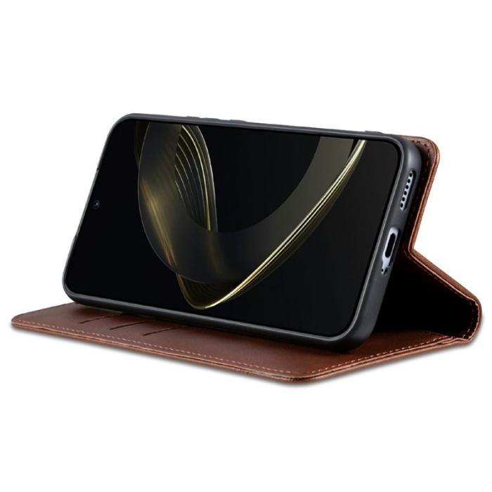 AZNS - AZNS Samsung Galaxy A26 5G Fodral Äkta läder - Kaffe