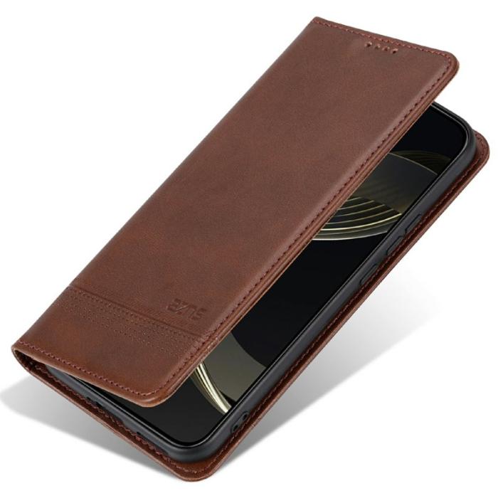 AZNS - AZNS Samsung Galaxy A26 5G Fodral Äkta läder - Kaffe