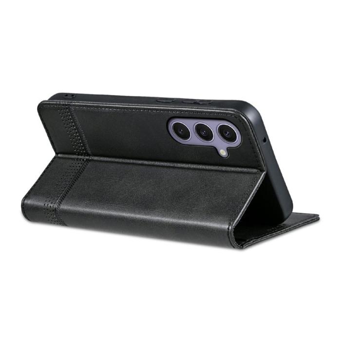 AZNS - AZNS Samsung Galaxy A26 5G Fodral Äkta läder - Svart