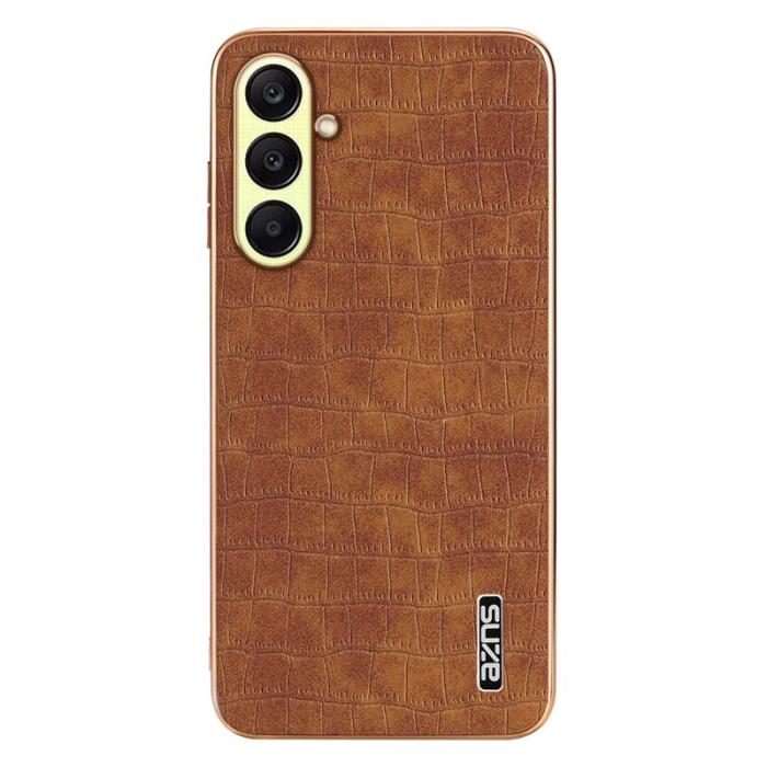 AZNS - AZNS Samsung Galaxy A26 5G Fodral - Electroplating Krokodil PU+TPU - Brun
