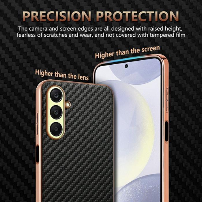 AZNS - AZNS Samsung Galaxy A26 5G Fodral - Electroplating PU + TPU - Svart