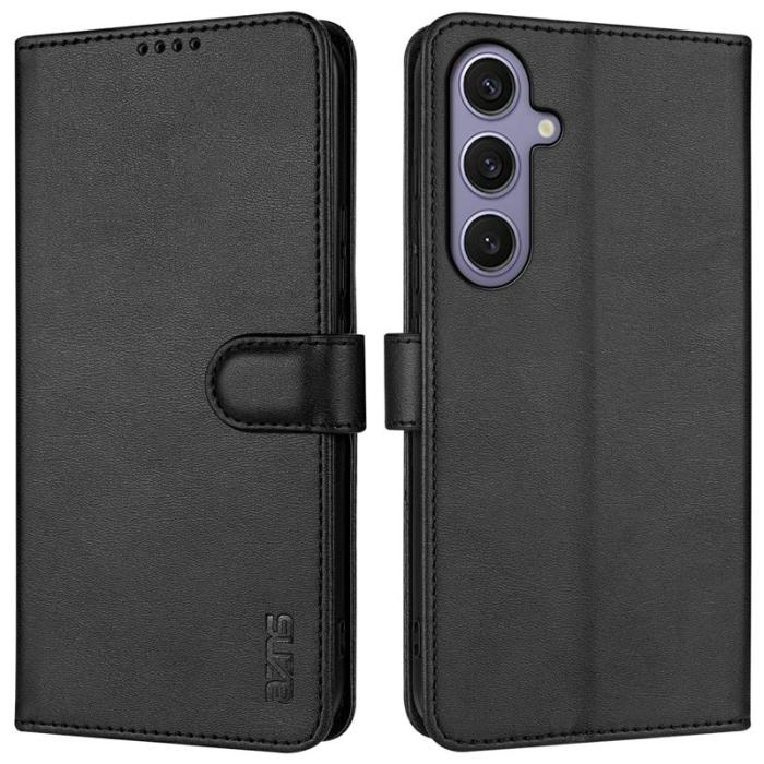 AZNS - AZNS Samsung Galaxy A26 5G Fodral PU Läder Plånbok - Svart