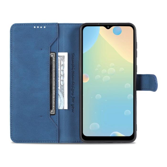 AZNS - AZNS Samsung Galaxy A33 5G Fodral i PU-läder - Blå